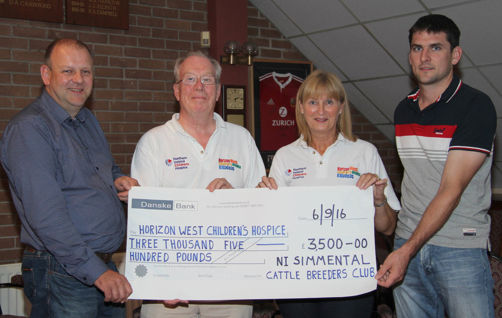 Simmental cheque presentation