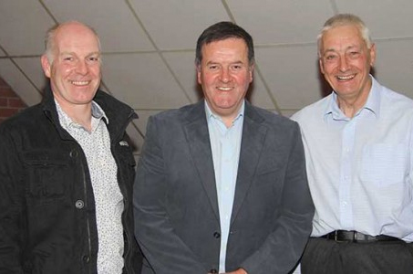 The British Simmental Cattle Society’s Northern Ireland Council members include, from left: Norman Robson, Doagh; Robin Boyd, Portglenone; and Robert Rodgers, Portglenone. Picture: Julie Hazelton