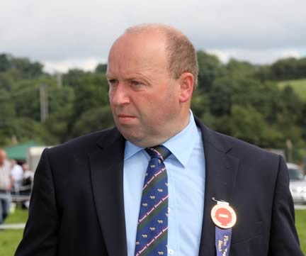 British Simmental Cattle Society president Iain Green judged the bumper entry at Fermanagh County Show.