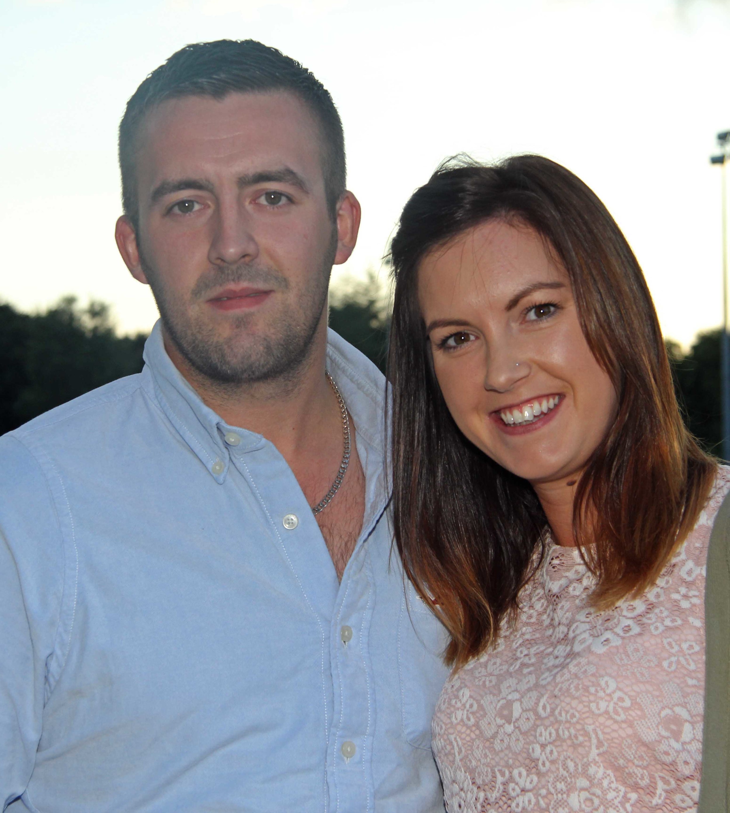 Enjoying the Simmental  Club's BBQ are Christopher Boyd and Adele McKeown, Portglenone. Picture: Julie Hazelton