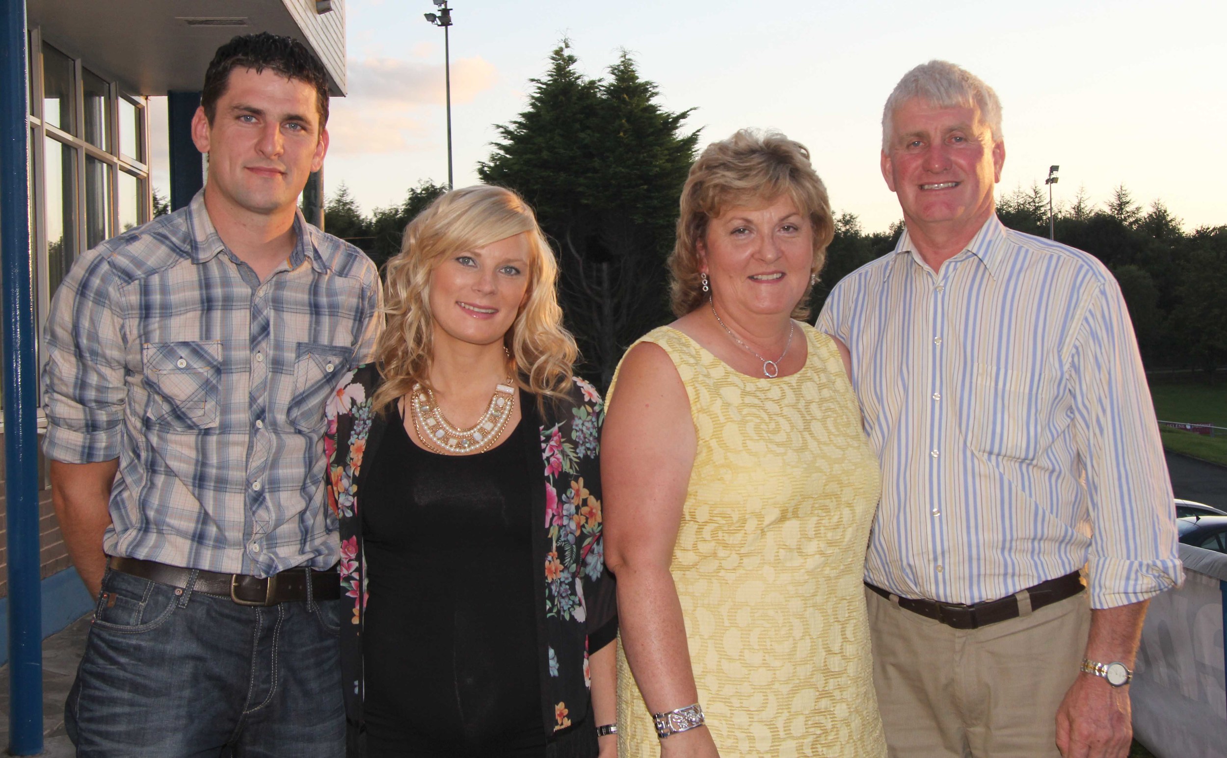 Pictured at the Simmental Club BBQ are Val, Maureen, Conrad and Donna Fegal from Rostrevor. Picture: Julie Hazelton