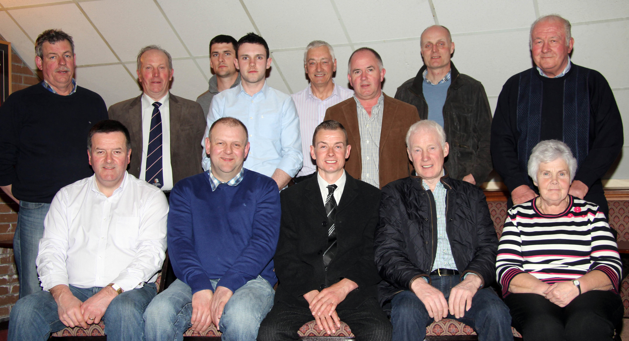 Office bearers and committee members of the NI Simmental Cattle Breeders' Club pictured at its AGM held in Dungannon. Picture: Julie Hazelton