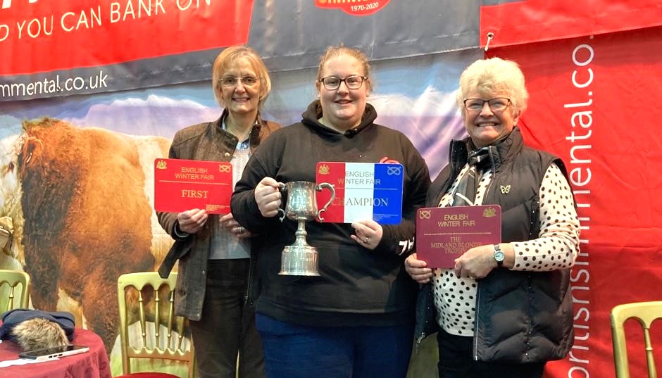 WELL DONE TO THE MIDLANDS SIMMENTAL CLUB AT THE ENGLISH WINTER FAIR!