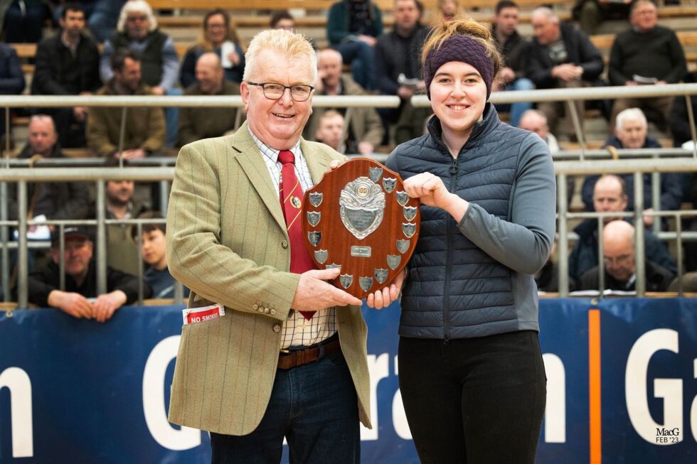 LIZZIE HARDING WINS THE YOUNG STOCKPERSON AWARD AT STIRLING FEBRUARY ...